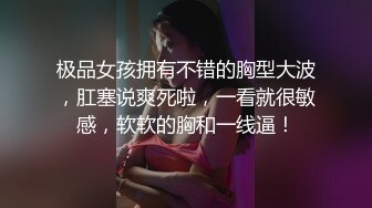 极品女孩拥有不错的胸型大波，肛塞说爽死啦，一看就很敏感，软软的胸和一线逼！