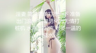 淫妻 简简单单打扮一下 准备出门浪一下 单男化为无情打桩机 水声 啪啪声 老婆一逼的骚水